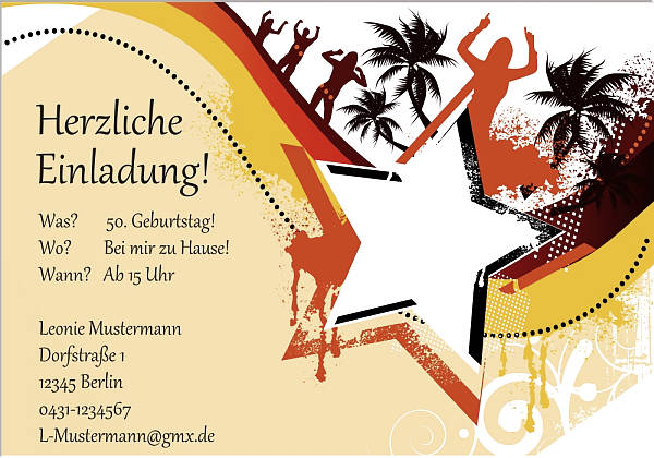 Individuelle Geburtstagseinladungen personalisierte Einladungen zum Geburtstag