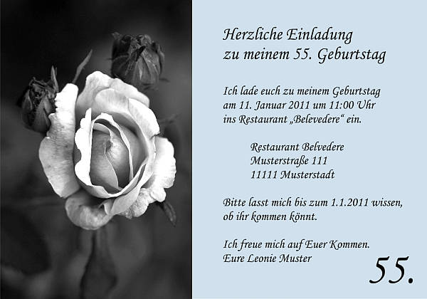 Individuelle Geburtstagseinladungen personalisierte Einladungen zum Geburtstag