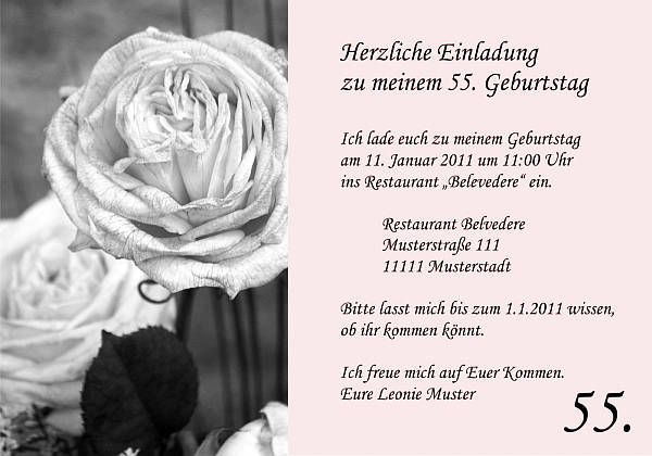 Individuelle Geburtstagseinladungen personalisierte Einladungen zum Geburtstag