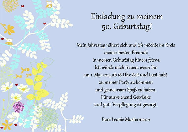 Individuelle Geburtstagseinladungen personalisierte Einladungen zum Geburtstag
