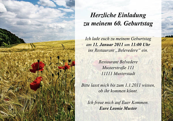 Individuelle Geburtstagseinladungen personalisierte Einladungen zum Geburtstag