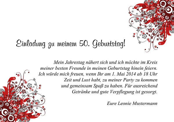 Individuelle Geburtstagseinladungen personalisierte Einladungen zum Geburtstag