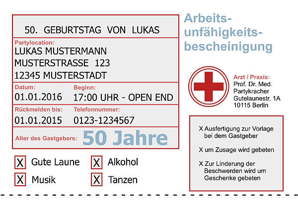 Individuelle Geburtstagseinladungen personalisierte Einladungen zum Geburtstag