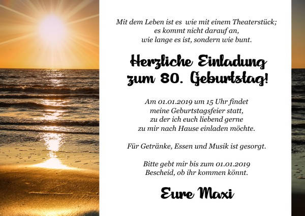 Maritime Geburtstagseinladungen Maritime Einladungskarten zum Geburtstag
