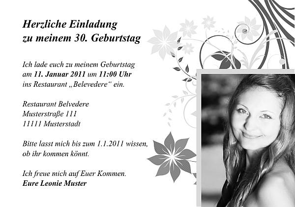 Individuelle Geburtstagseinladungen personalisierte Einladungen zum Geburtstag