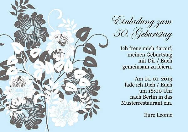 Individuelle Geburtstagseinladungen personalisierte Einladungen zum Geburtstag