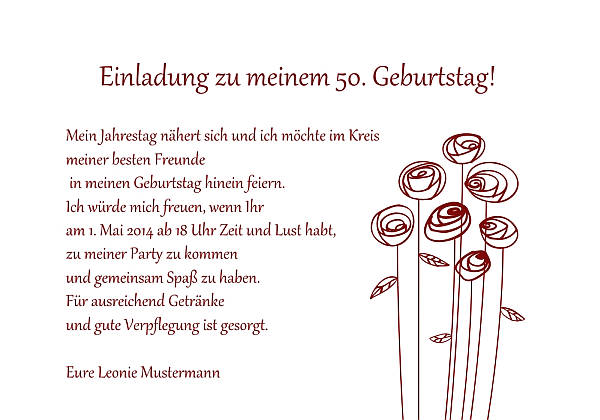 Individuelle Geburtstagseinladungen personalisierte Einladungen zum Geburtstag