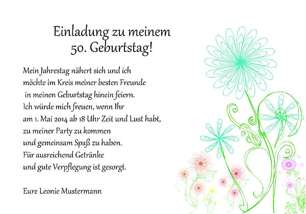 Individuelle Geburtstagseinladungen personalisierte Einladungen zum Geburtstag