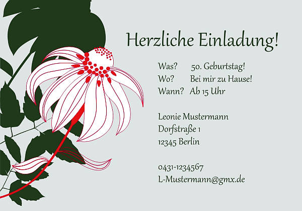 Individuelle Geburtstagseinladungen personalisierte Einladungen zum Geburtstag