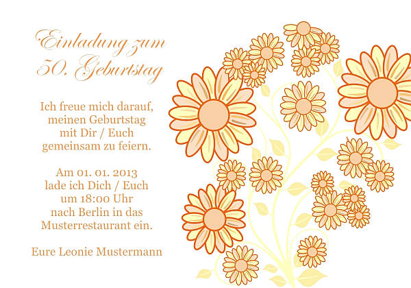 Individuelle Geburtstagseinladungen personalisierte Einladungen zum Geburtstag