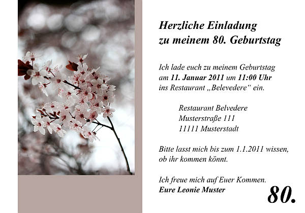 Individuelle Geburtstagseinladungen personalisierte Einladungen zum Geburtstag