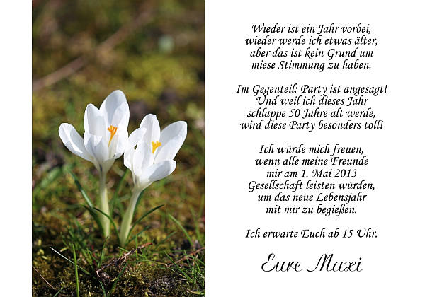 Individuelle Geburtstagseinladungen personalisierte Einladungen zum Geburtstag