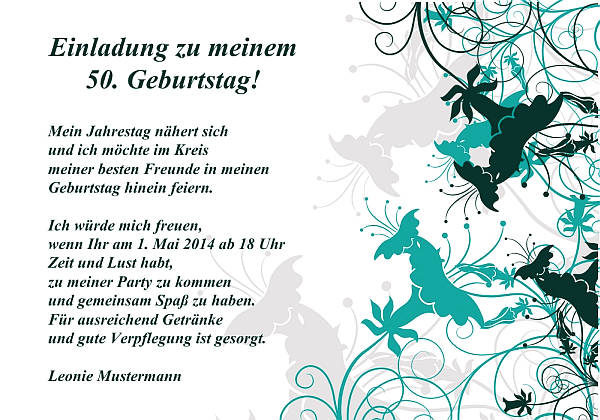 Individuelle Geburtstagseinladungen personalisierte Einladungen zum Geburtstag