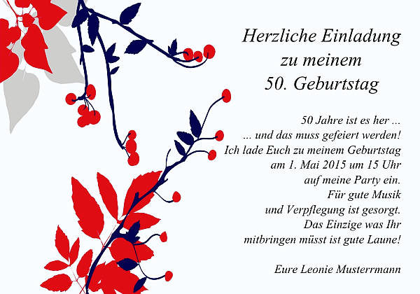 Individuelle Geburtstagseinladungen personalisierte Einladungen zum Geburtstag