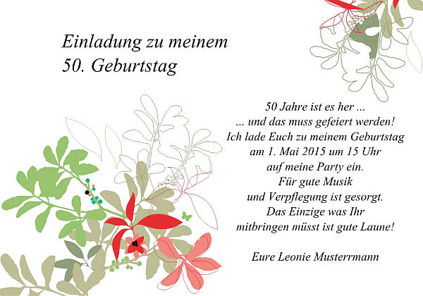 Individuelle Geburtstagseinladungen personalisierte Einladungen zum Geburtstag