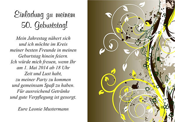 Individuelle Geburtstagseinladungen personalisierte Einladungen zum Geburtstag