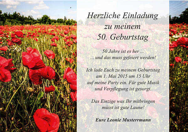 Individuelle Geburtstagseinladungen personalisierte Einladungen zum Geburtstag