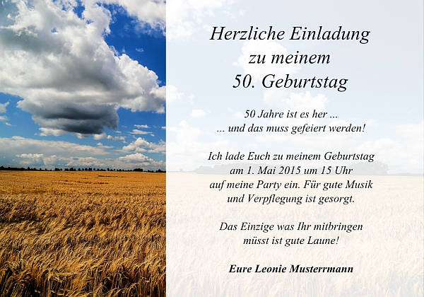 Individuelle Geburtstagseinladungen personalisierte Einladungen zum Geburtstag