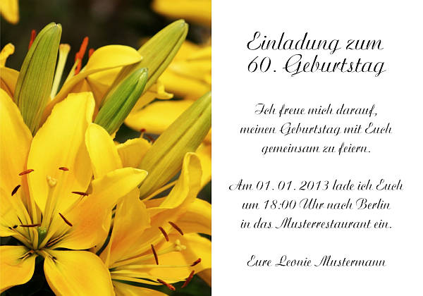 Individuelle Geburtstagseinladungen personalisierte Einladungen zum Geburtstag