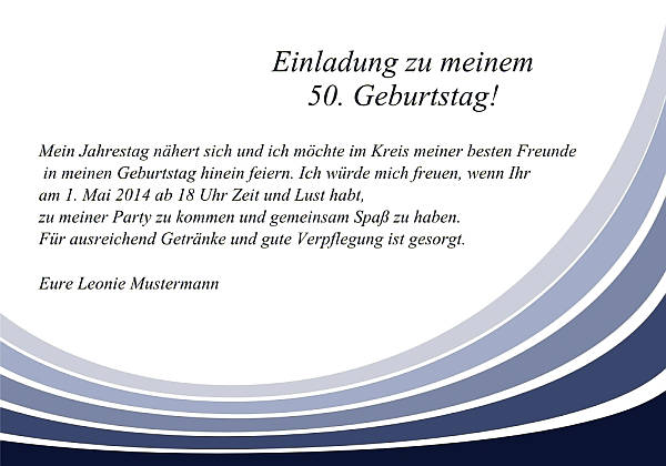 Individuelle Geburtstagseinladungen personalisierte Einladungen zum Geburtstag