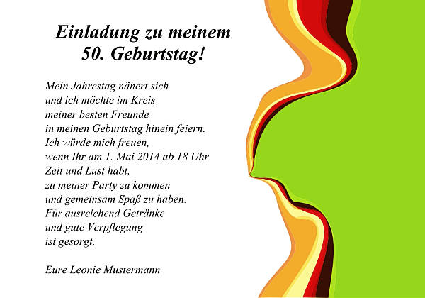 Individuelle Geburtstagseinladungen personalisierte Einladungen zum Geburtstag