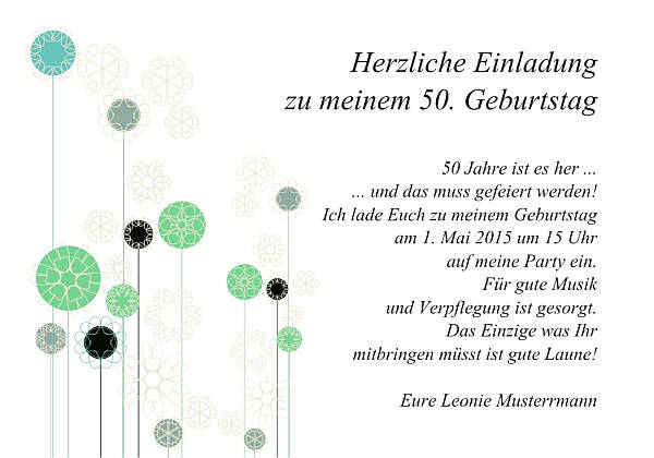 Individuelle Geburtstagseinladungen personalisierte Einladungen zum Geburtstag