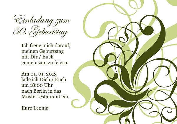 Individuelle Geburtstagseinladungen personalisierte Einladungen zum Geburtstag