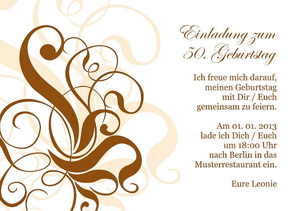 Individuelle Geburtstagseinladungen personalisierte Einladungen zum Geburtstag