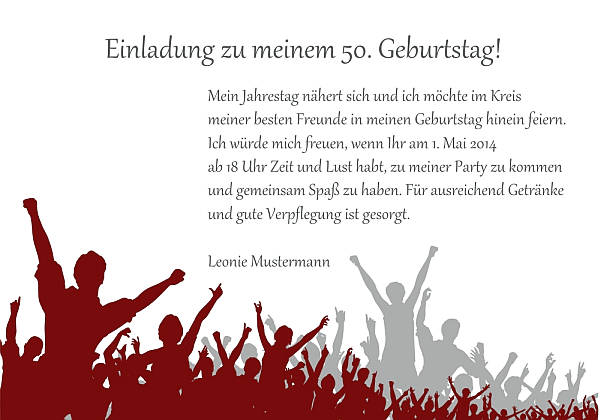 Individuelle Geburtstagseinladungen personalisierte Einladungen zum Geburtstag