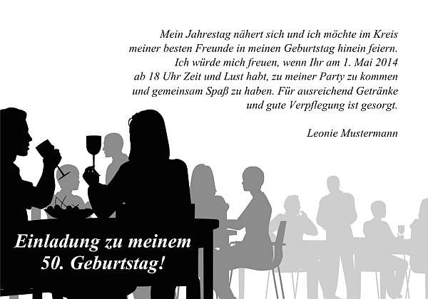 Individuelle Geburtstagseinladungen personalisierte Einladungen zum Geburtstag