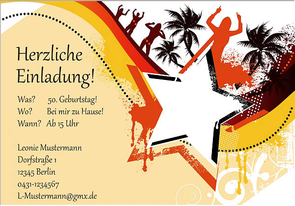 Individuelle Geburtstagseinladungen personalisierte Einladungen zum Geburtstag