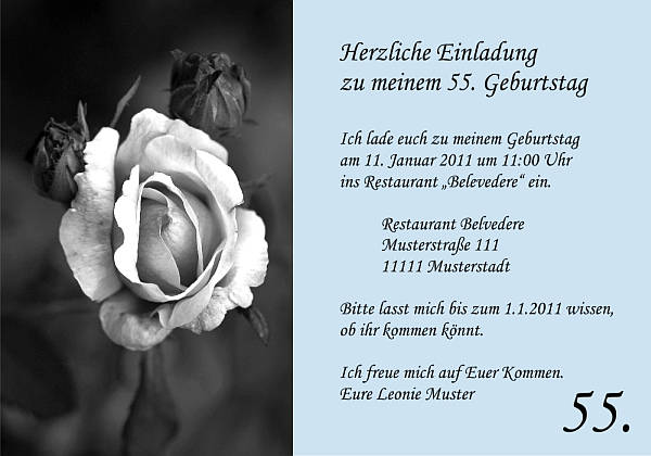 Individuelle Geburtstagseinladungen personalisierte Einladungen zum Geburtstag