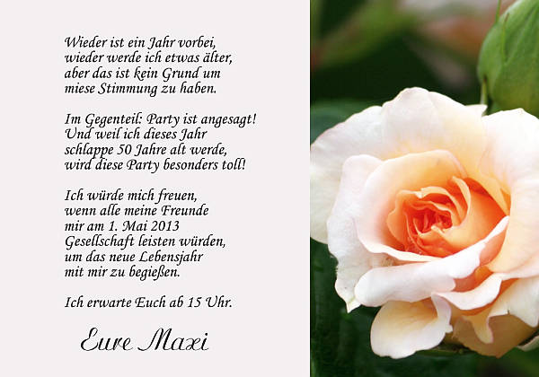 Individuelle Geburtstagseinladungen personalisierte Einladungen zum Geburtstag