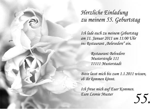 Individuelle Geburtstagseinladungen personalisierte Einladungen zum Geburtstag