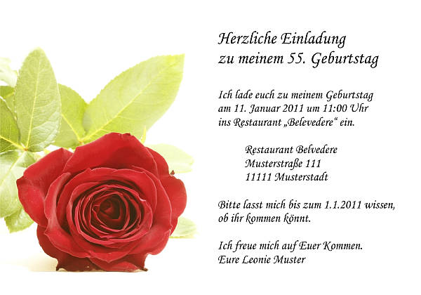 Individuelle Geburtstagseinladungen personalisierte Einladungen zum Geburtstag