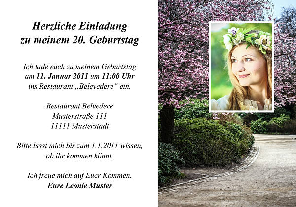 Individuelle Geburtstagseinladungen personalisierte Einladungen zum Geburtstag