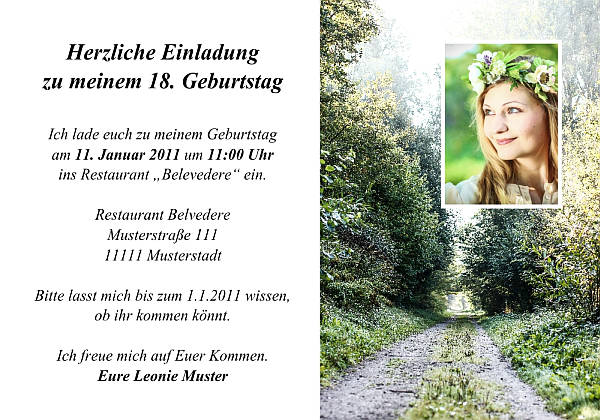 Individuelle Geburtstagseinladungen personalisierte Einladungen zum Geburtstag