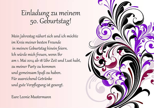 Individuelle Geburtstagseinladungen personalisierte Einladungen zum Geburtstag