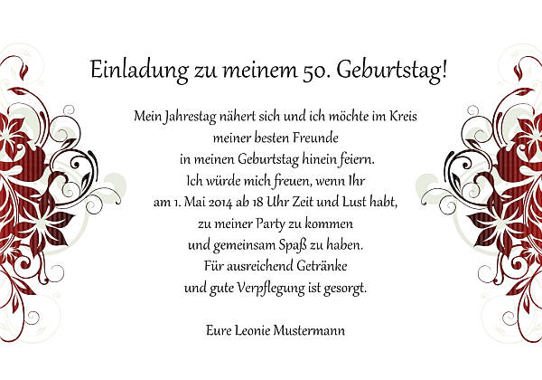 Individuelle Geburtstagseinladungen personalisierte Einladungen zum Geburtstag