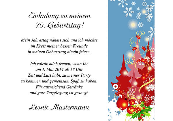 Individuelle Geburtstagseinladungen personalisierte Einladungen zum Geburtstag