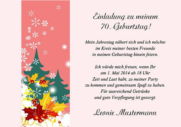 Individuelle Geburtstagseinladungen personalisierte Einladungen zum Geburtstag