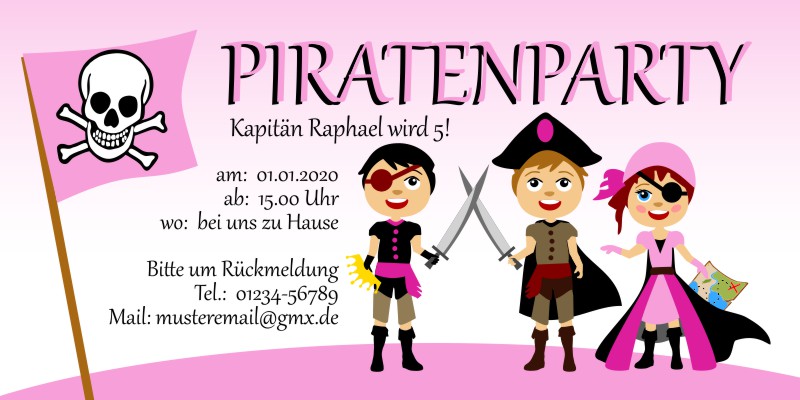 Originelle Einladungskarten zum 4 Geburtstag