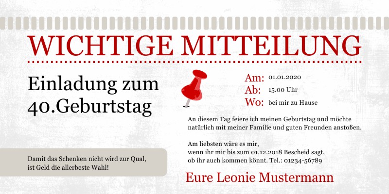 Beliebte Geburtstagseinladungen 50 Originelle Einladungskarten zum 50 Geburtstag