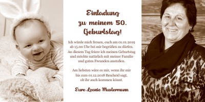 Originelle Einladungskarten 50 Geburtstag