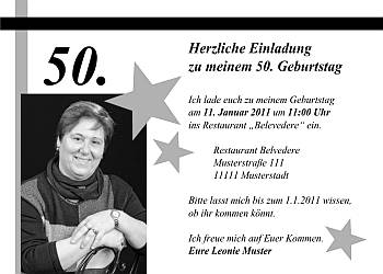 Individuelle Einladungskarten Geburtstag