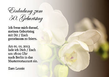 Individuelle Einladungskarten Geburtstag