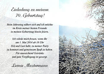 Individuelle Einladungskarten Geburtstag