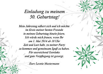 Individuelle Einladungskarten Geburtstag