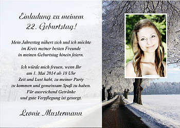 Individuelle Einladungskarten Geburtstag